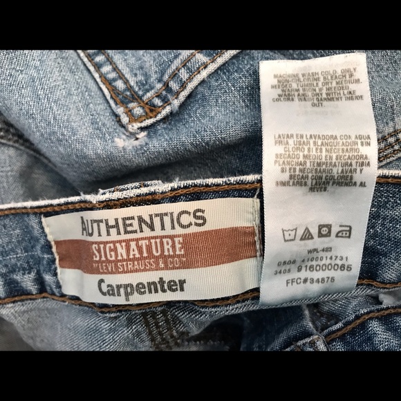 Vintage Levis signature Authentics Carpenter 33x32 - Picture 6 of 7